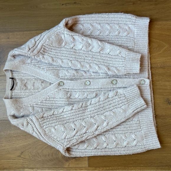 Cable Cocoon Cardigan oatmeal - Picture 3 of 12